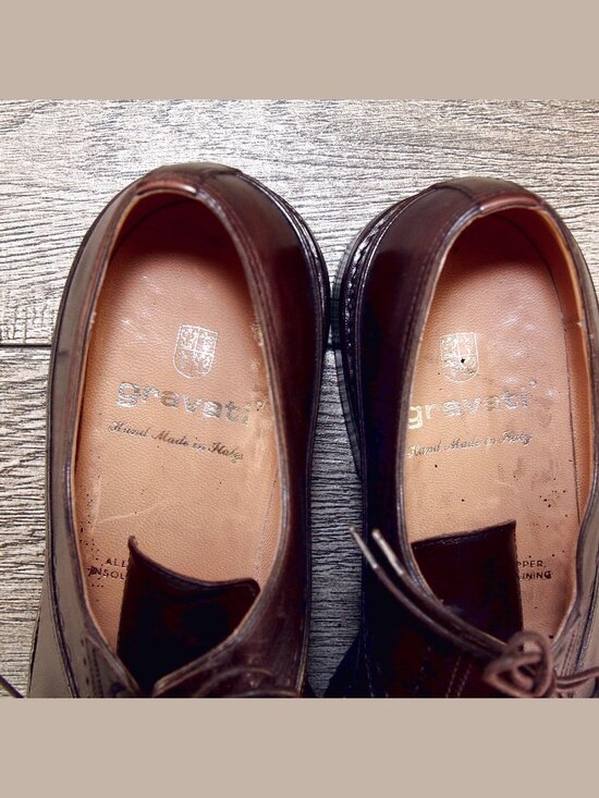 $695 Neiman Marcus GRAVATI Oxford 8.5 M Brown 16860 * add $15 new Cedar Trees main image 11